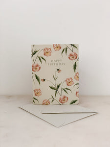 Botanical Birthday Card