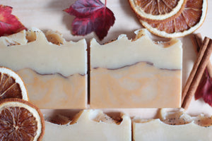 ORANGE CINNAMON & VANILLA, coconut milk soap